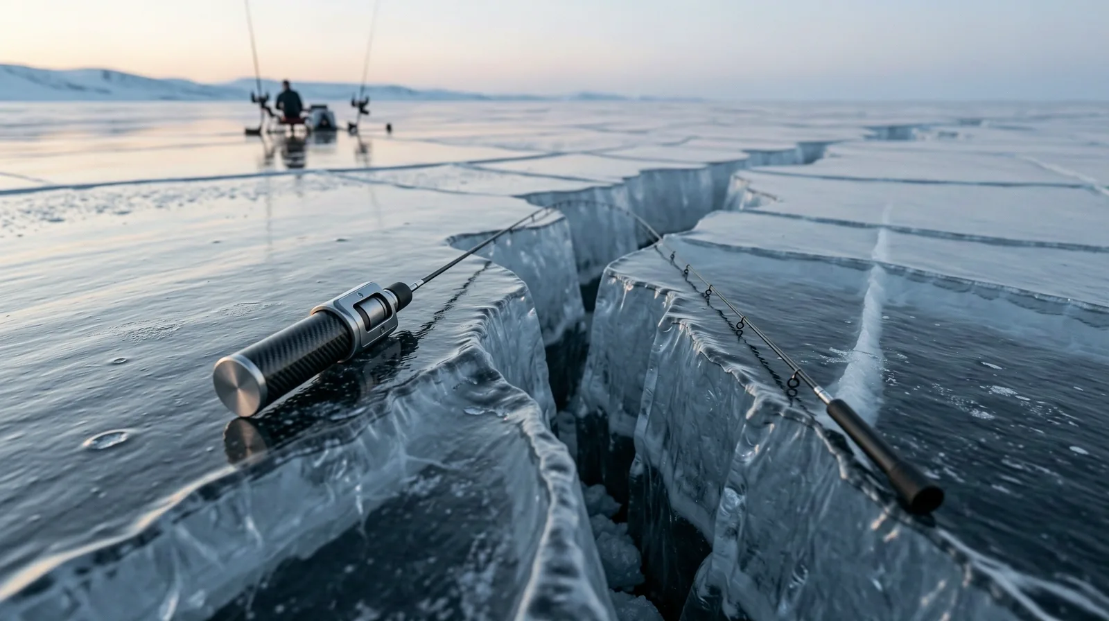 Arctic horizon at dawn