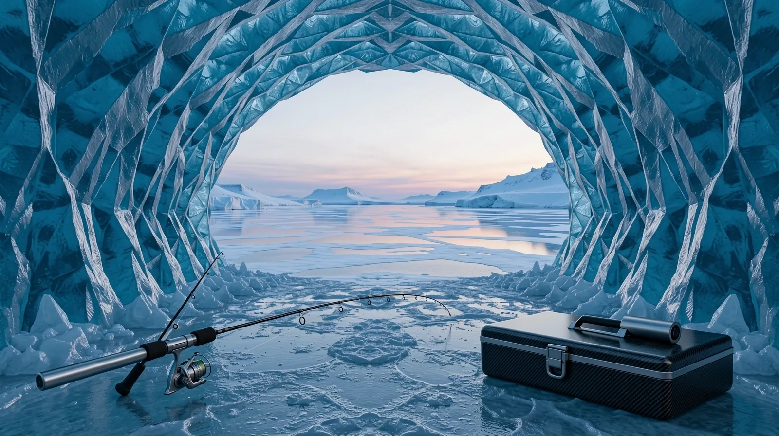 The silent expanse of the Arctic fishing world